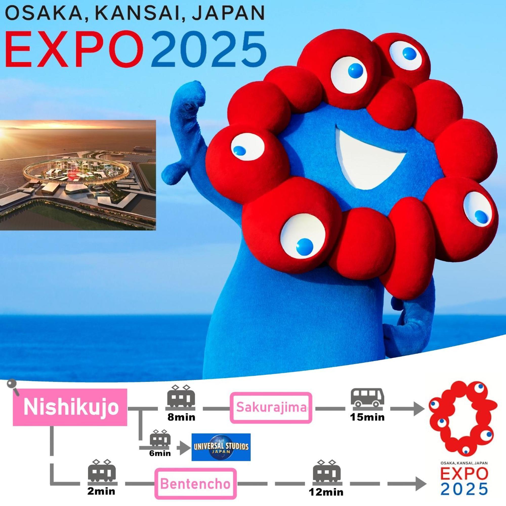 Usj 2 Stops, Umeda&Dotonbori 8Mins, Ninja Style Sv1 Osaka Luaran gambar
