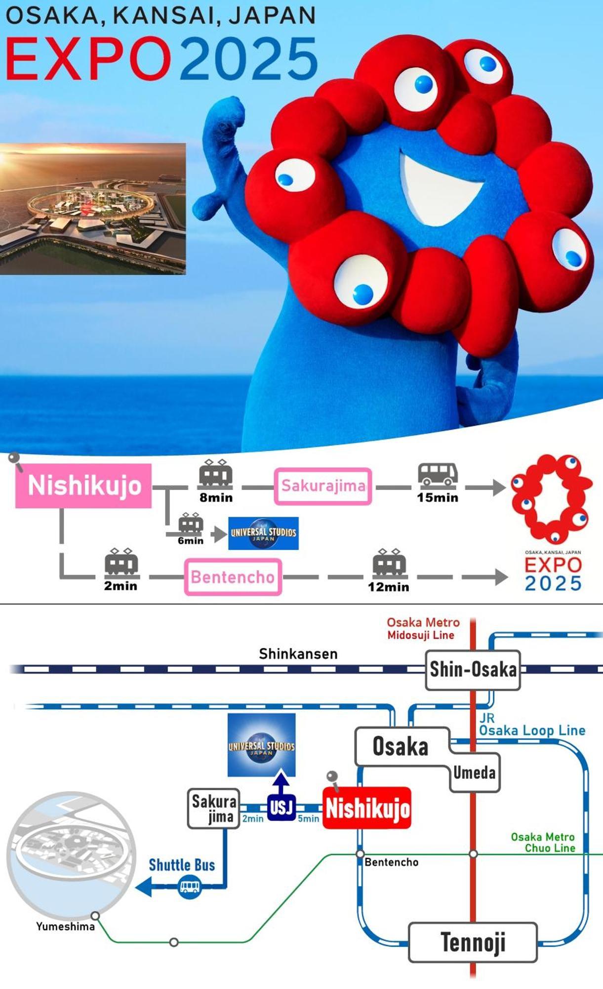 Usj 2 Stops, Umeda&Dotonbori 8Mins, Ninja Style Sv1 Osaka Luaran gambar